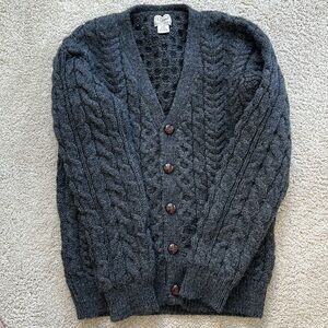 Vintage LL Bean Wool Fisherman’s Cardigan